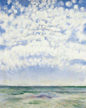  Csók, István - Clouds at Balatonaliga, 1929 | 64st Autumn Auction auction / 62 Lot