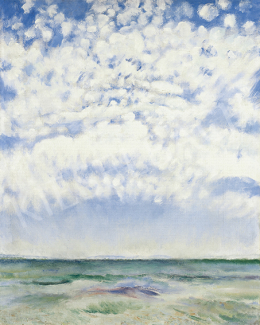  Csók, István - Clouds at Balatonaliga, 1929 