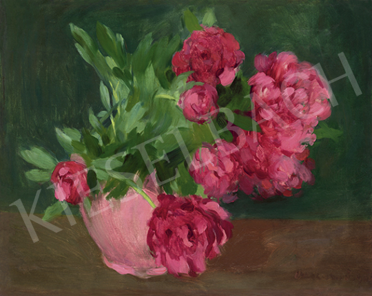  Vaszary János - Pünkösdi rózsák, 1905 körül | 64. Őszi Aukció aukció / 74 tétel