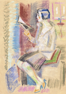  Vén, Emil - Art Deco Woman (Reading Women in Studio), 1930 | 64st Autumn Auction auction / 96 Lot