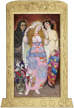  Belányi Viktor - Hommage á Klimt (A nő élete), 1920 körül 