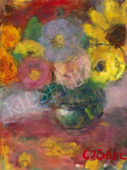  Czóbel, Béla - Flower Still-Life, 1970's 