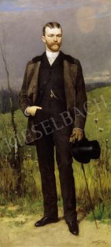 Vastagh György - Fiatal férfi cilinderrel | 6. Aukció aukció / 188 tétel