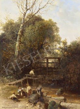 Böhm, Pál - Trout-Fishers by Brook | 64st Autumn Auction auction / 150 Lot