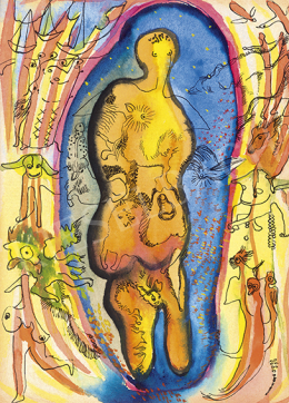 Rozsda Endre - Burokban (Constelation), 1940 körül 