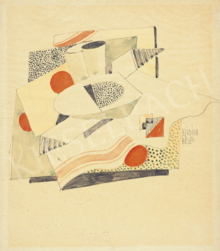 Kádár, Béla - Abstract Still-Life, 1920s | 64st Autumn Auction auction / 188 Lot