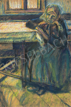 Nagy István - Édesanyám a szobában (Csíkmindszent), 1918 | 64. Őszi Aukció aukció / 192 tétel