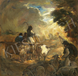  Iványi Grünwald, Béla - On Dusty Road (Before Storm) 