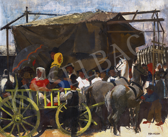 Aba-Novák, Vilmos - In the Szolnok Fair, around 1934 | 64st Autumn Auction auction / 205 Lot