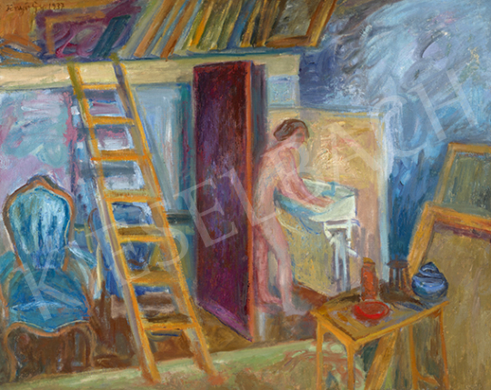  Fenyő György - Párizsi műterem (Párizsi mansard), 1937 | 64. Őszi Aukció aukció / 217 tétel