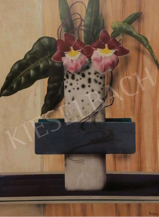 For sale  Korga, György - Ikebana Still Life 's painting