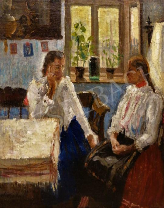 For sale Monostori Moller, Pál - Girls in Traditional Costume, 1935 's painting