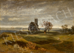 Gundelfinger, Gyula - Autumn Landscape with the Szinye Church 