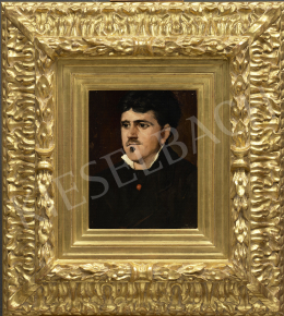  Munkácsy, Mihály - Portrait of French citizen, (Louis Désiré Benoit) c. 1881 