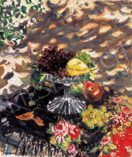  Perlmutter, Izsák - Autumn Still Life in the Artist’s Garden (Impression under the Arbor), 1910’s 