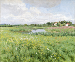  Glatz, Oszkár - Meadow in Spring during the Floods, 1910’s 