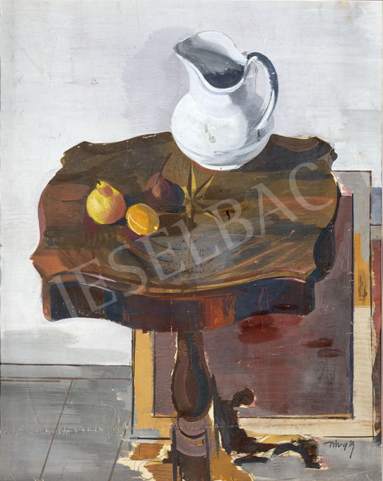  Hincz, Gyula - Neoclassicist Still-Life (Studio Still-Life), 1929 painting