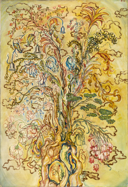  Batthyány, Gyula - Flower Still Life (Life of tree) 