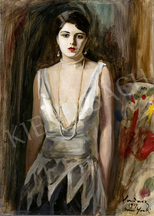 Vadász, Miklós - American Actress, 1927 painting