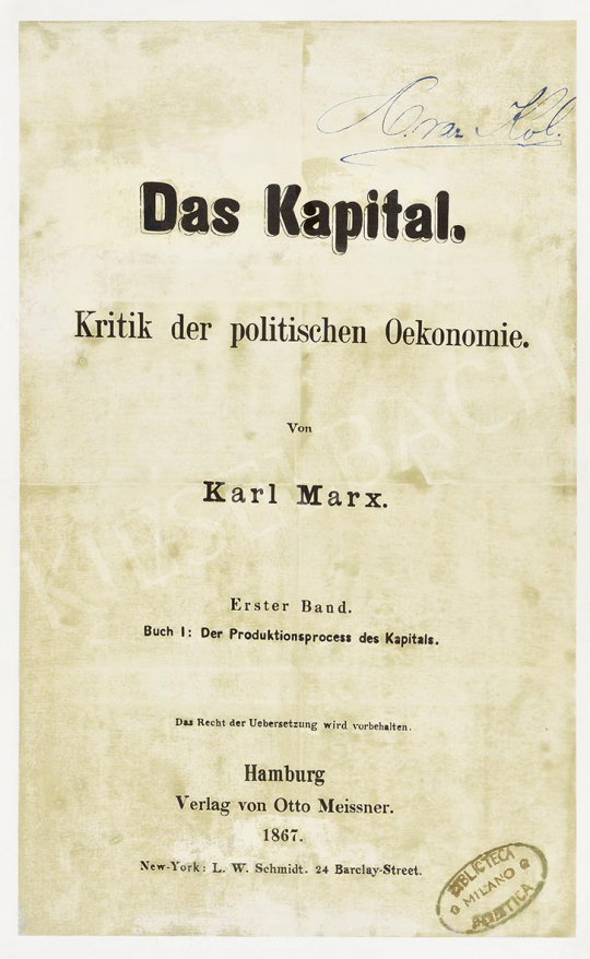 Lakner László - Das Kapital, 1974 festménye