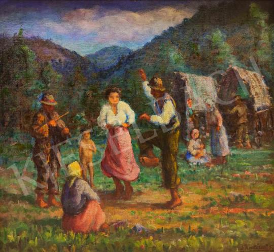 For sale  Shakirov, Sebestyén - Revelers in Nagybánya 's painting