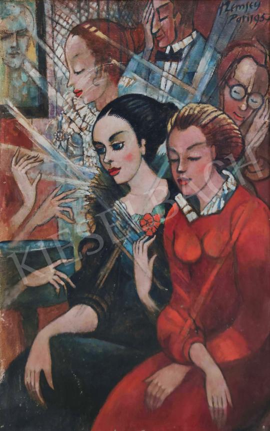  Remsey, Jenő György - Company , 1957 painting