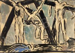  Vaszary János - Golgota, 1920 körül 