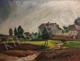  Boldizsár, István - Nagybánya Landscape with Stream, 1929 