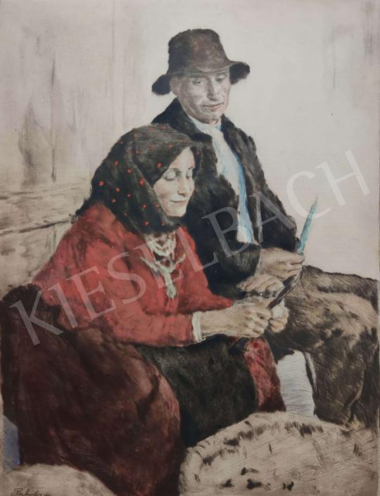  Glatz, Oszkár - Young Couple painting