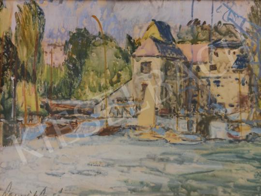 For sale Unknown painter - Port at the Balaton 's painting