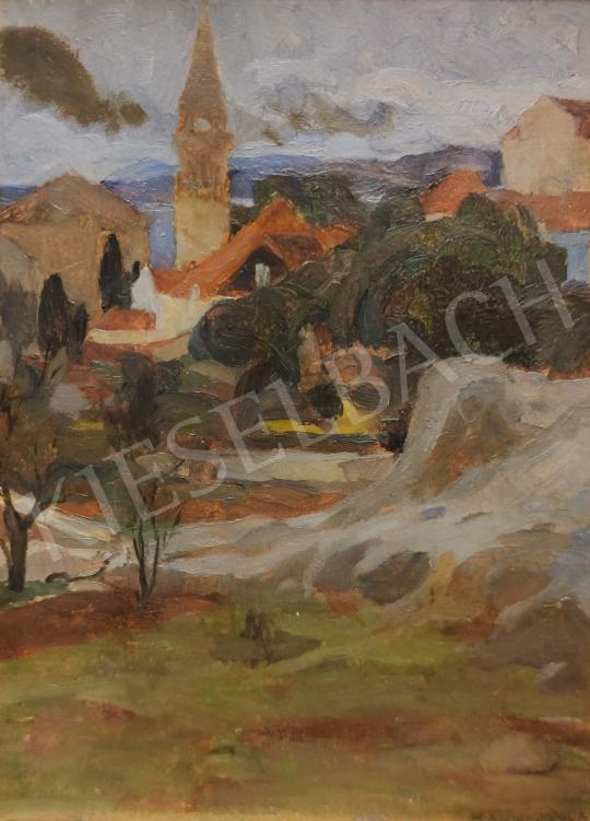 Kosztolányi Kann, Gyula - Landscape sketch painting