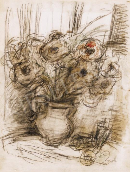  Czóbel, Béla - Flower Still-Life painting