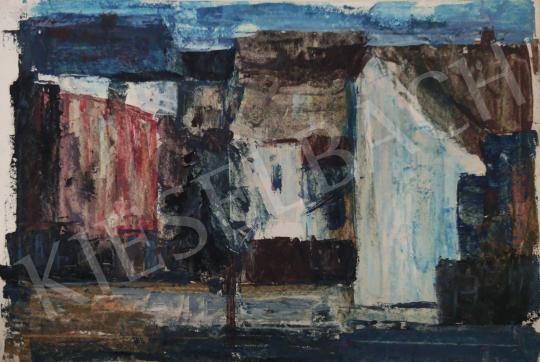 For sale Tamás, Ervin - Tree between the houses, 1958 's painting