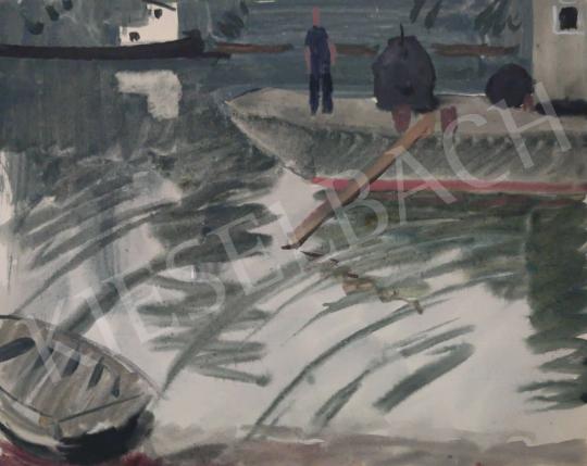 For sale Tamás, Ervin - In the Harbor, 1958 's painting