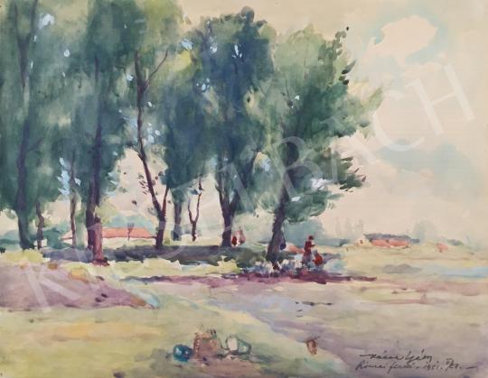 For sale  Kássa, Gábor - Roman Bath (Summer Day), 1951 's painting