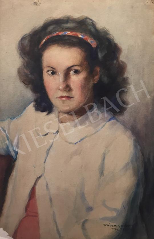 Eladó  Kássa Gábor - Színes hajpánt, 1939 festménye