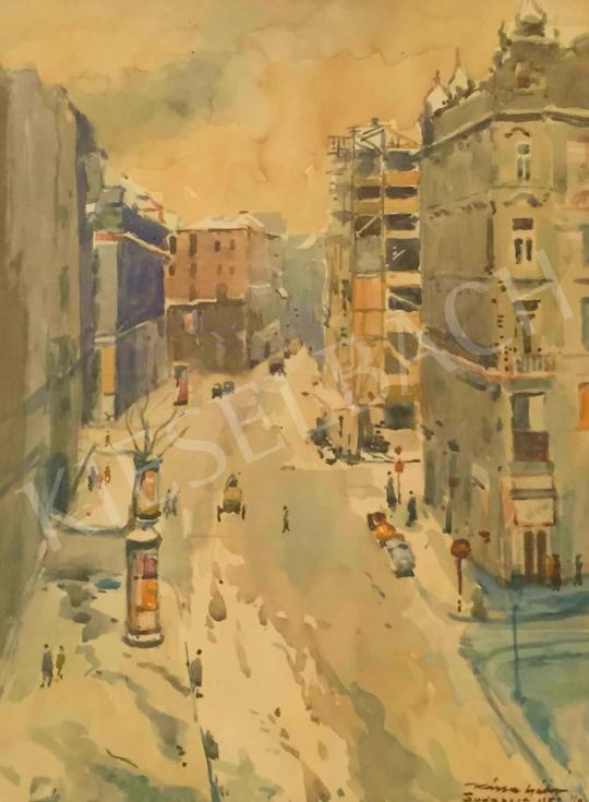 For sale  Kássa, Gábor - Budapest Grand Boulevard, 1952 's painting