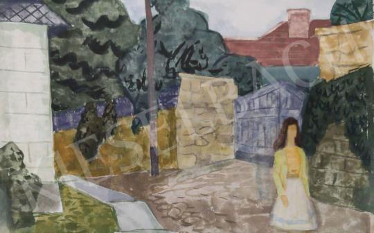 For sale Tamás, Ervin - Lady with Yellow Cardigan. 1957 's painting