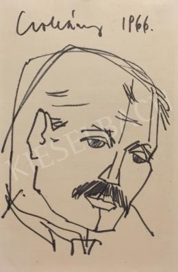 Csohány, Kálmán - Selfportrait, 1966 