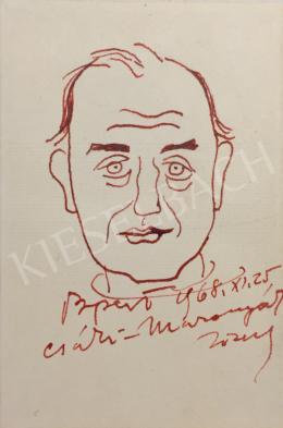  Csáki-Maronyák, József - Selfportrait, 1968 