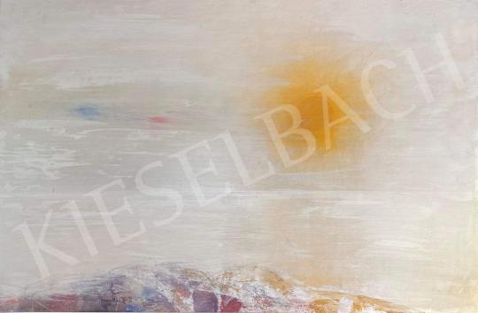  Balogh Ervin - Reggeli fények a Balatonon festménye