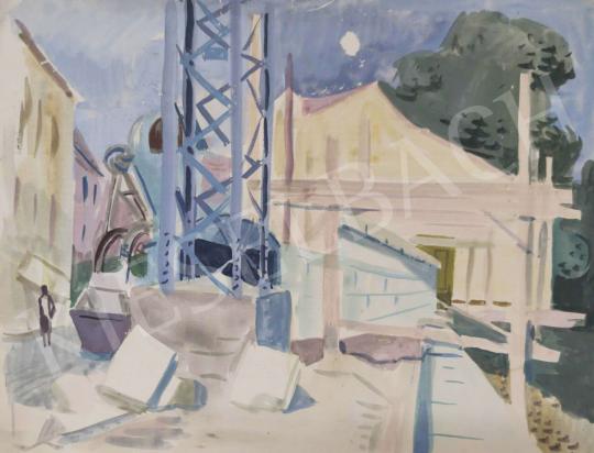 For sale Tamás, Ervin - Construction II, 1960 's painting