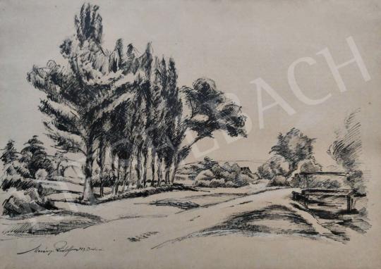 For sale Merényi, Rudolf - Landscape with Bridge 's painting