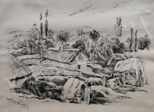 For sale Merényi, Rudolf - Village View, 1923 's painting