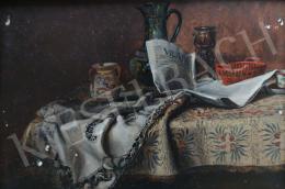 Bachmann, Károly - Still Life with Newspaper 