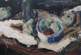 Tamás Ervin - Csümölcsös csendélet, 1958 