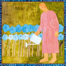  Ferenczy, Noémi - Woman Watering Flowers, 1934 