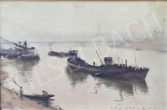 For sale Diósy, Antal (Dióssy Antal) - Danube Bank, Margaret Bridge 's painting