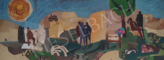Eladó Tamás Ervin - Falkép-terv, 1969 festménye
