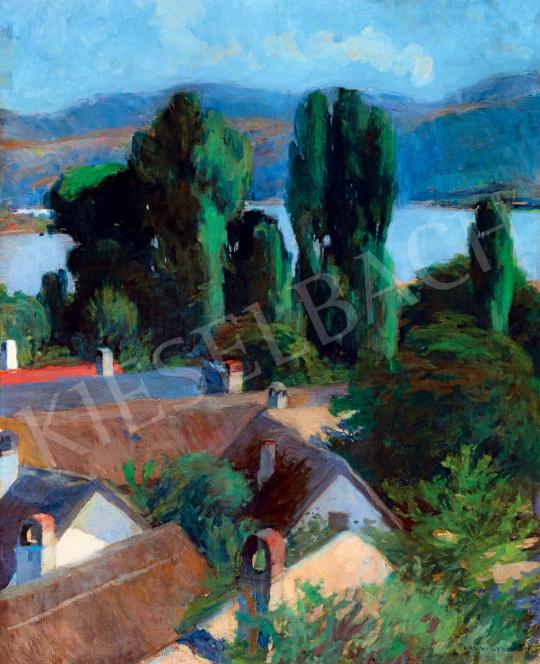 For sale Kosztolányi Kann, Gyula - View to the Danube Bend (Dömös), c. 1900 's painting